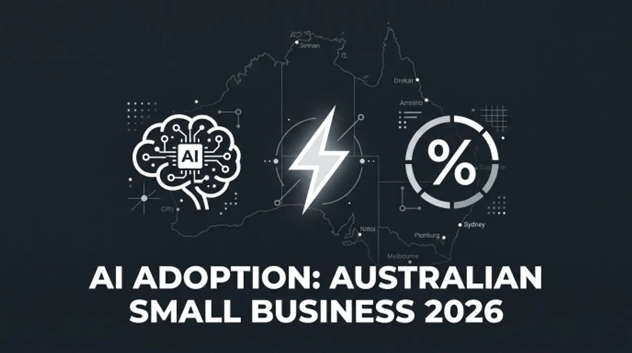 Australian small business owner exploring AI tools on a laptop