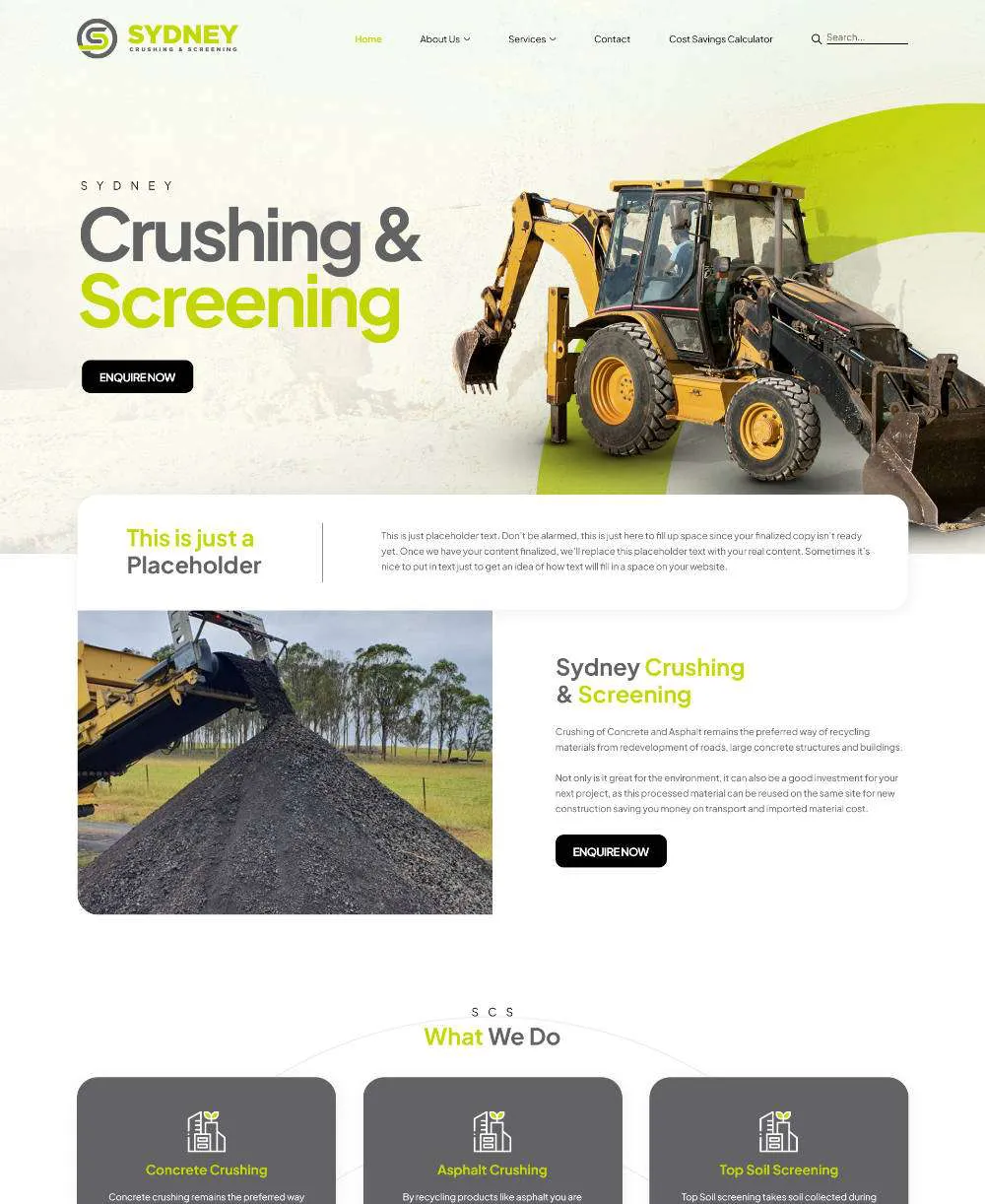 Sydney Crushing design