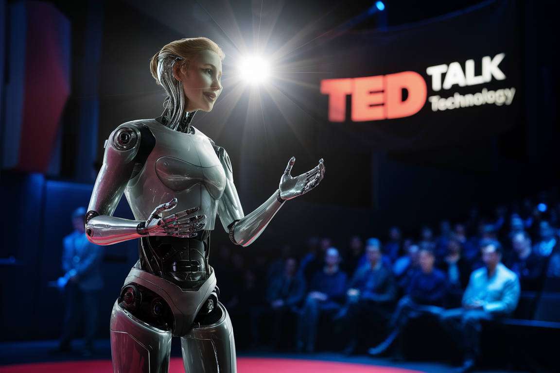 Cyborg At A Ted Talk