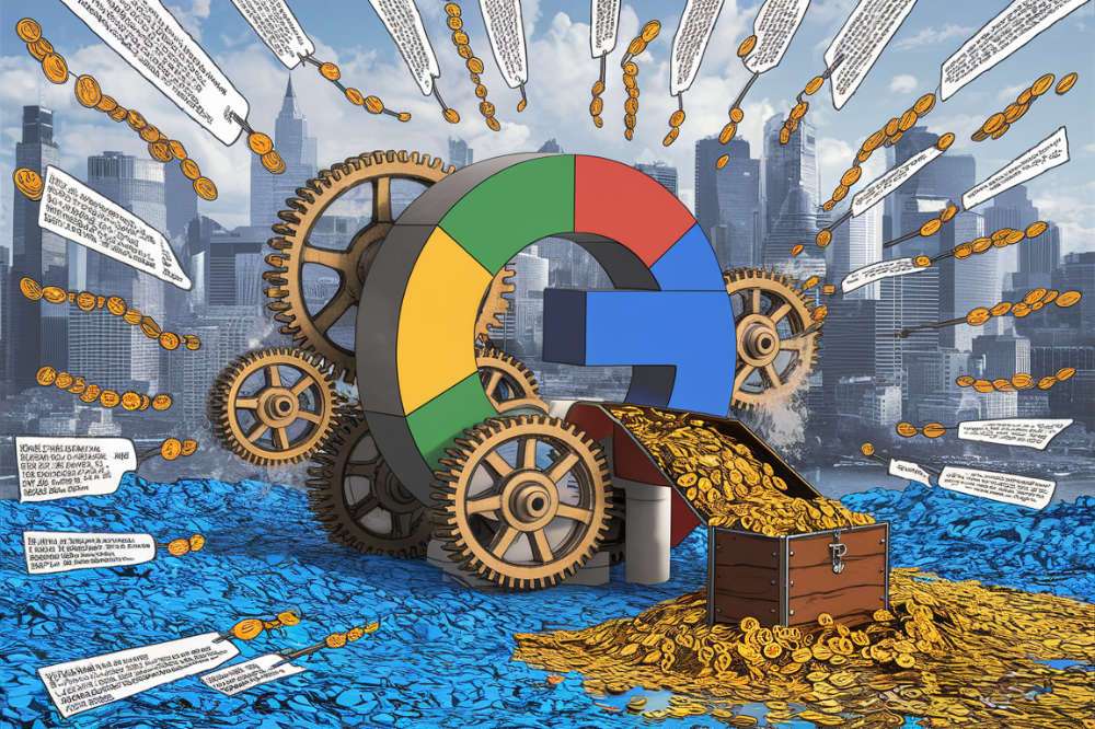 Google Financial Concept