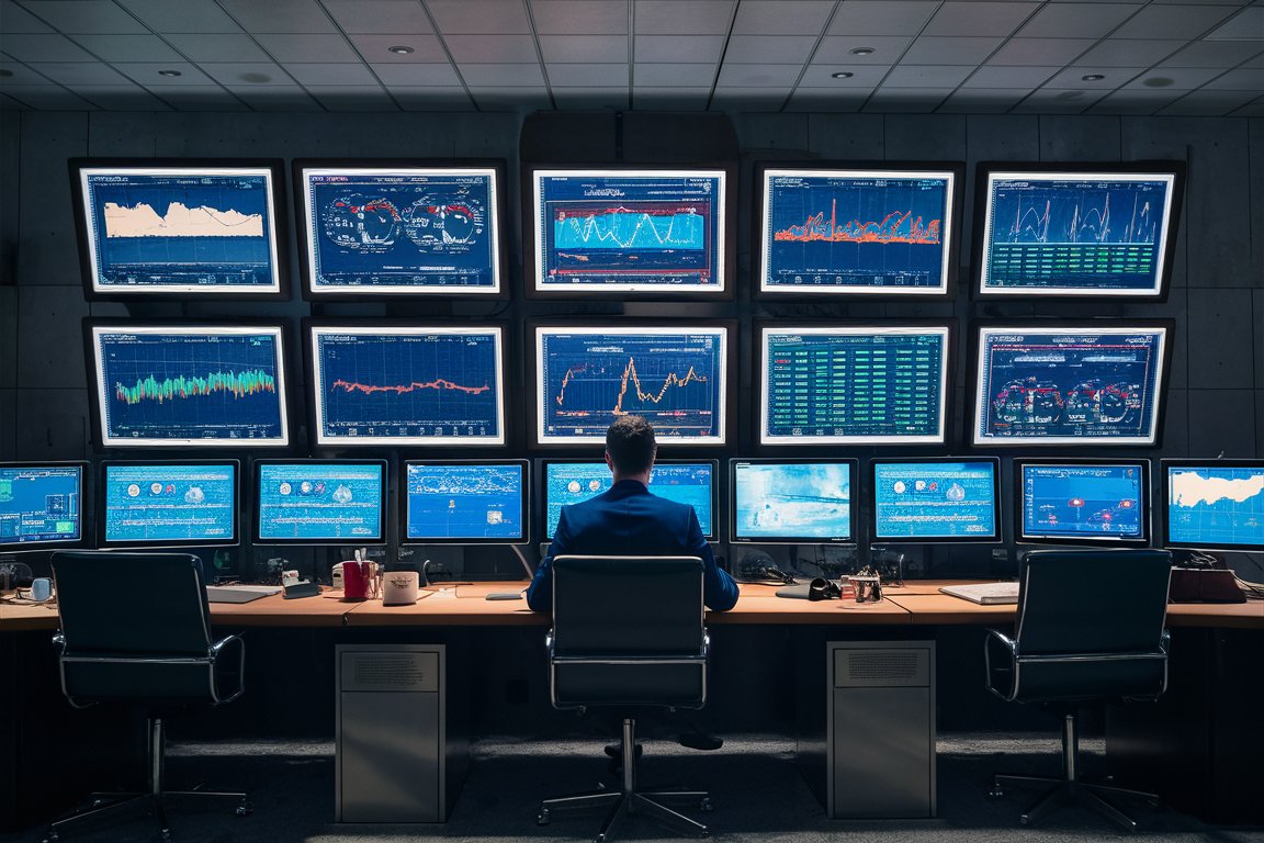 Nasa Style Monitor Wall